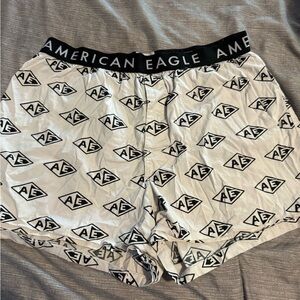 American Eagle Outfitters Monochrome Logo Athletic Shorts